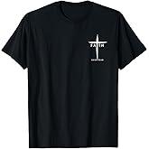 Faith Fear Christian Cross Jesus Christ Men Women Christians T-Shirt