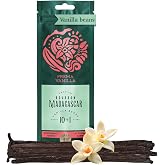 Prema Vanilla 11 Pcs Madagascar Bourbon Vanilla Beans, Grade A, Moist Pods | 1.6-2% Vanillin, Moist &amp; Plump 5.5-7.1in Pods, Gluten-Free, No Additives, Great for Baking, Ice Cream &amp; Savory