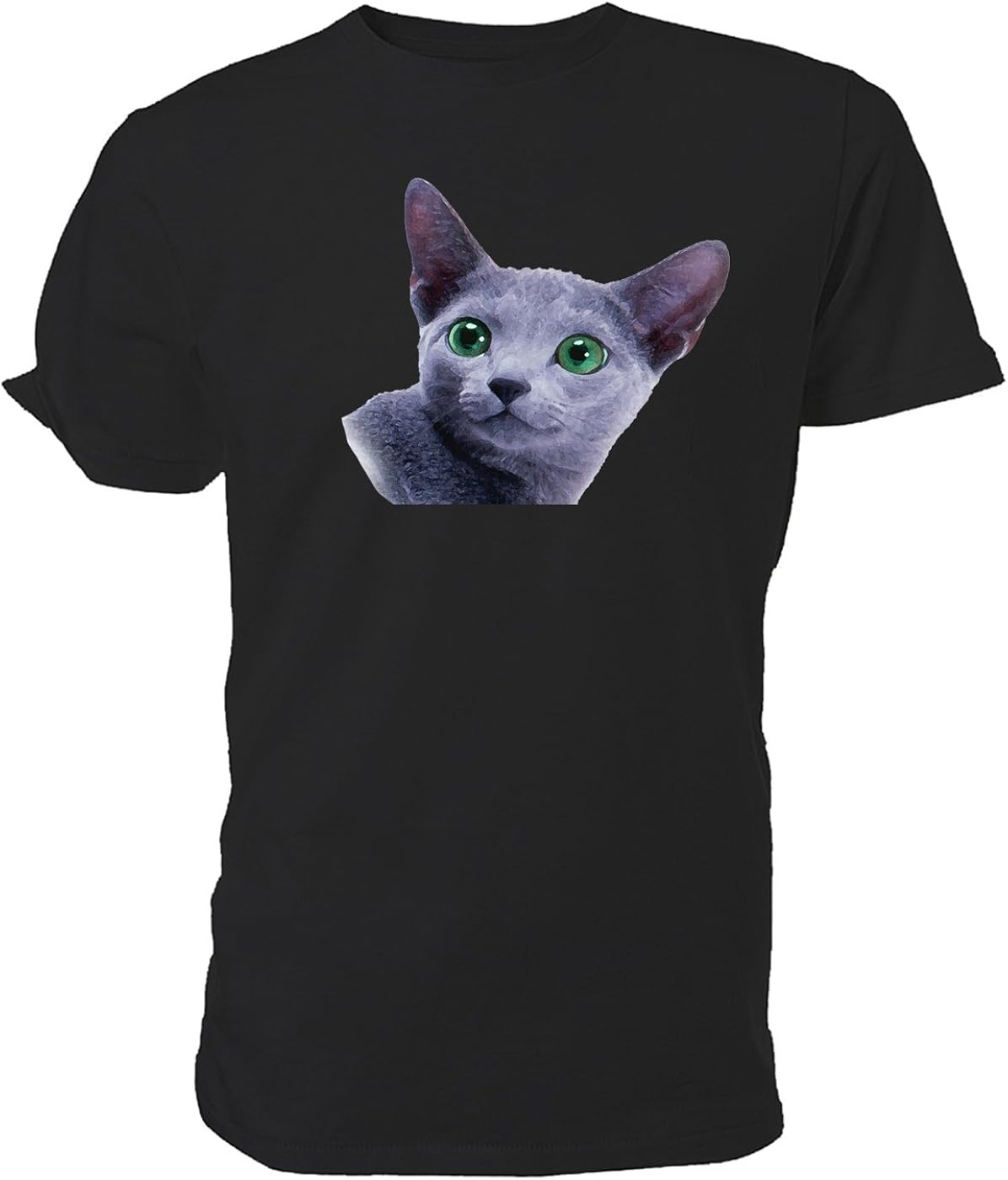 Russian Blue Cat T shirt Amazon.co.uk Shoes & Bags