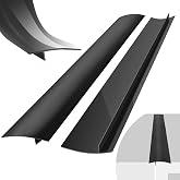 2 Pack Silicone Stove Gap Covers, Heat Resistant Oven Gap Filler Seals Gaps Between Stovetop and Counter, Premium Material, E