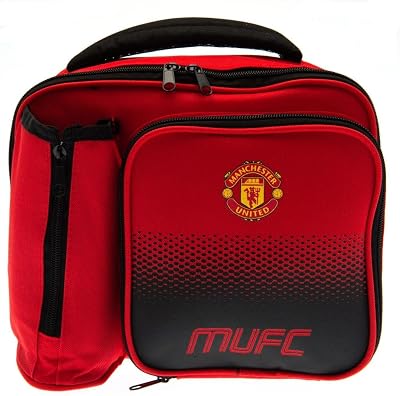Manchester United Fade Lunch Bag Official Brand 270mm 210mm Open Width Height
