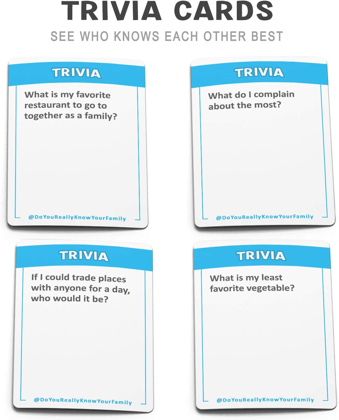 Amazon Com Do You Really Know Your Family A Fun Family Game Filled With Conversation Starters And Challenges Great For Kids Teens And Adults Toys Games