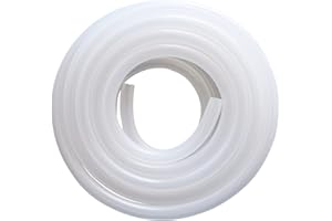 Mssoomm Silicone Tubing 12mm x 16mm x 2m/ 6.56ft Flexible Silicone Hose Silicone Rubber High Temp Tube Water Air Hose Pipe fo