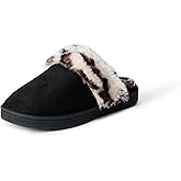 Amazon Essentials Girls' Cosy Faux Fur Trim Slippers