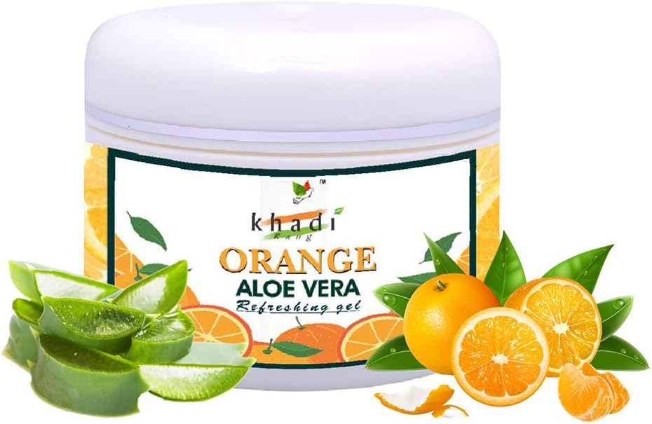 Khadi Rang Orange Aloe Vera Refreshing Gel 100gm