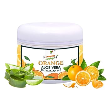 Khadi Rang Orange Aloe Vera Refreshing Gel 100gm