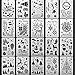 Jovitec 20 Pieces Christmas Stencils Journal Template Painting Stencil for Notebook Christmas Card DIY Projects, Assorted Styles
