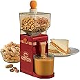 Peanut Butter Maker-Electric Grinding Mechanism, 500ml Large Volume Almonds Peanut Butter Food Processor with Non-Slip Base Hourglass Inlet 110V-220V, Cashew Butter Machin for Home Kitchen