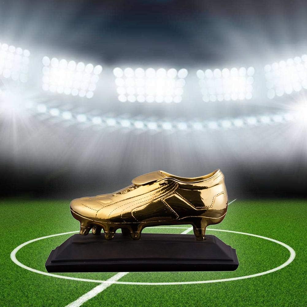 Nifera Soccer Trophies Soccer Ball and Soccer Cleat Trophy Resin Electroplated Safe to Use Non-Toxic Golden Shoe Award World Cup Gift for Soccer, Great Soccer Team Awards Prime Nice