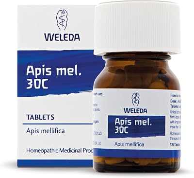 Weleda Apis Mel 30C 125 Tablets Homeopathic Remedy Box 125 Tablets