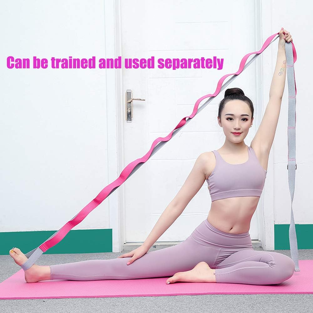 Leg Stretcher Set, Flexibility Door Trainer Stretching Strap and Resistance Bands Set Gymnastics Equipment for Home Pilates Ballet Dance Fitness Equipment, Workout Bands for Women Legs and Butt : Sports & Outdoors