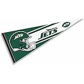 New York Jets Helmet Pennant Banner Flag