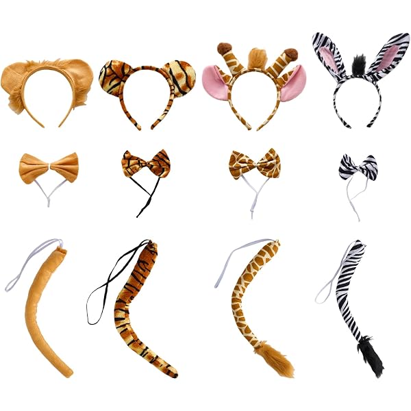 Serre-Tête Oreilles De Guépard – Accessoire Léopard Pour Costume, Halloween Et Soirée Safari