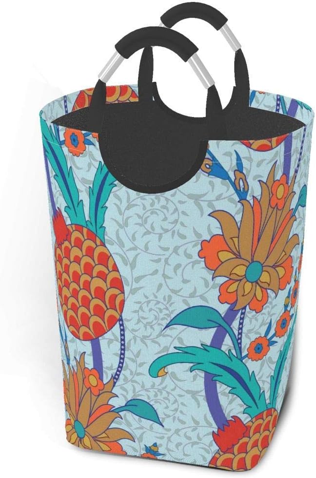 Cestas de lavandería plegables, cesto de ropa sucia, otomano turco