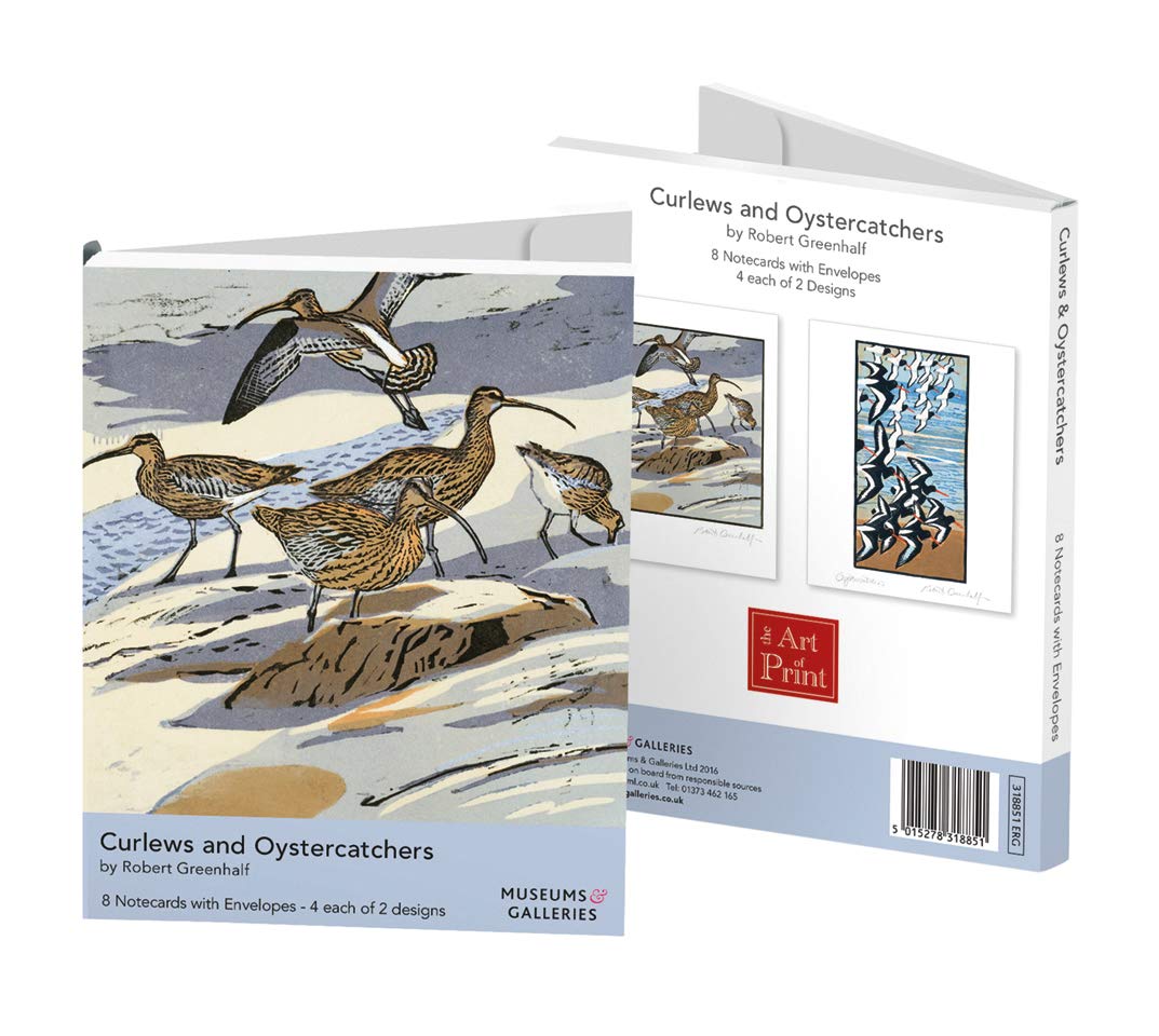 Museums & Galleries Curlews & Oystercatchers Wallet Notes
