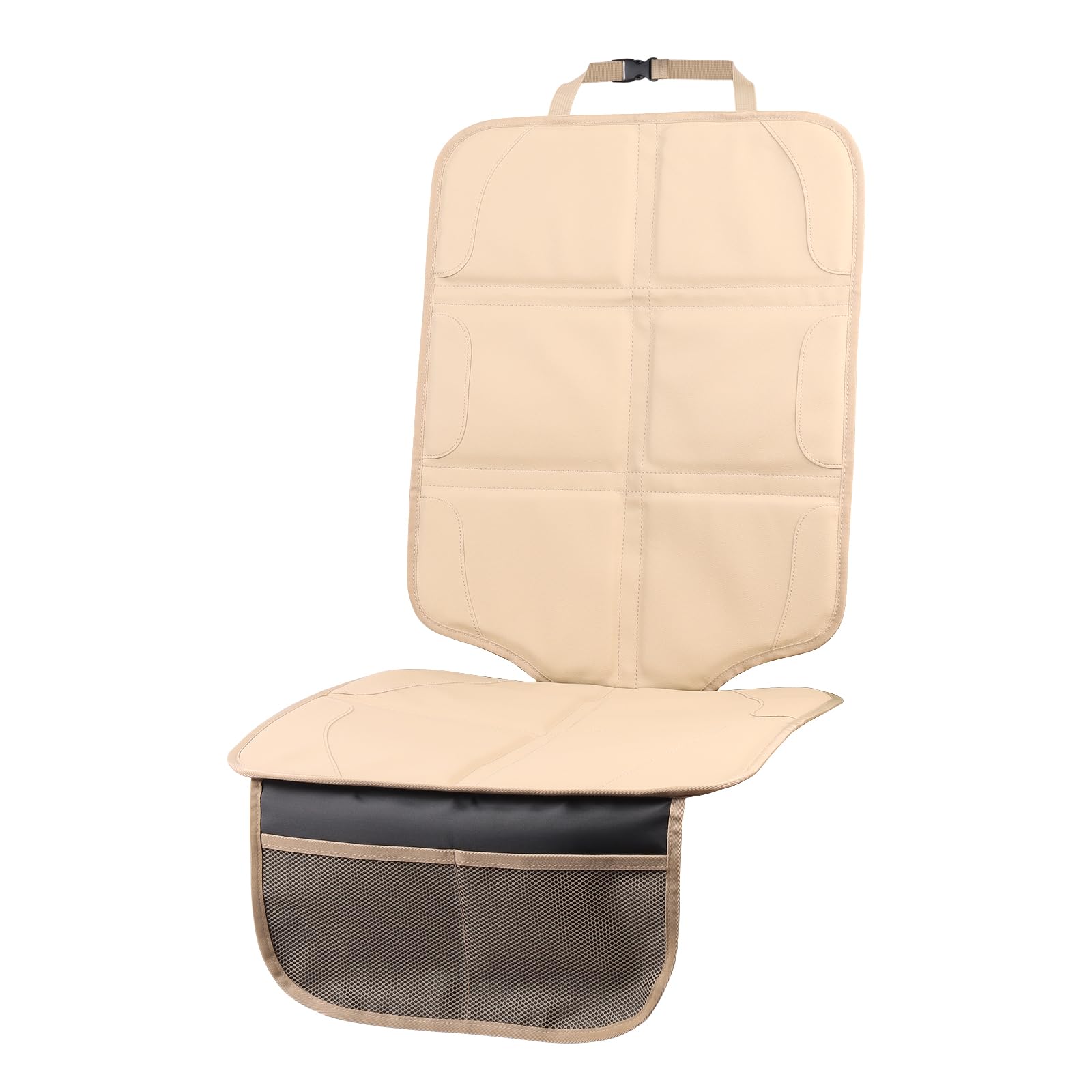 Photo 1 of pefirst Car Seat Protector, Extra Thick Car Seat Covers Non-Slip Waterproof Mat Pad Leaving No Imprints Marks for Child Baby Pet Truck SUV Automobile (Beige-A)