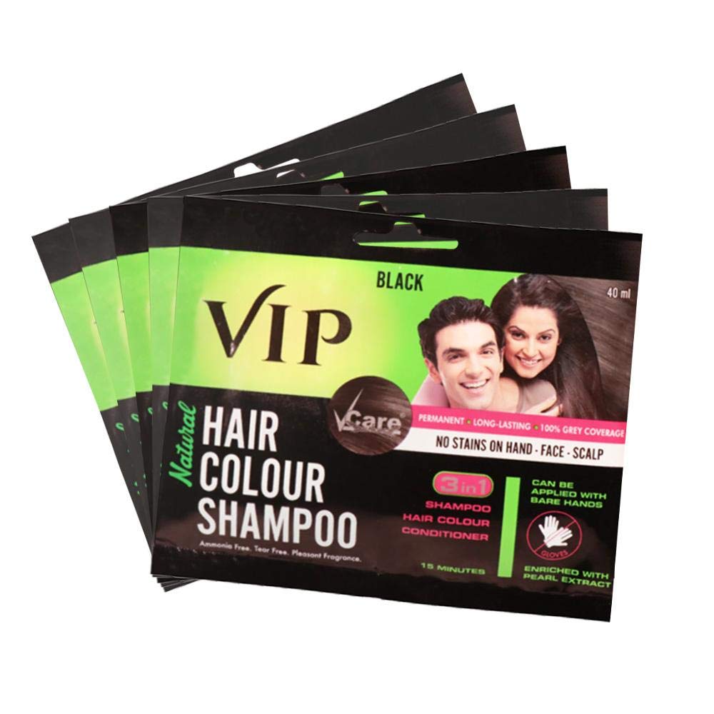 Vip Hair Color Shampoo Value Pack For Men Women Easy