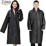 Azarxis Regenponcho Mit Kapuze - Leichter Regenmantel Für Outdoor-Aktivitäten