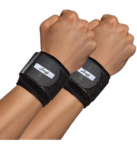 Luxify Wrist Support for Men & Women Gym Workout Band Hand Strap for