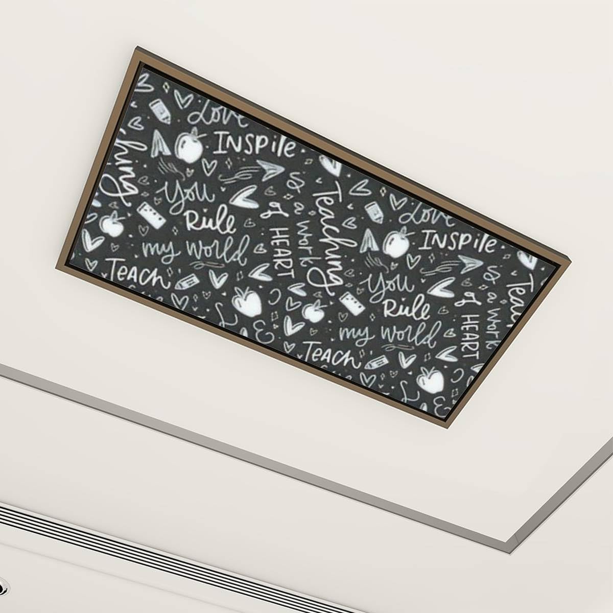 Decorative Fluorescent Light Covers for Ceiling