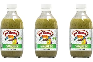 Avocado Sauce El Tucan Guacamole - - Authentic Artisanal Mexican Ingredients, Made with Natural Ingredients. Perfect topping to your tacos, burritos, enchiladas or other favorite food (10 oz, 3 Bottles)