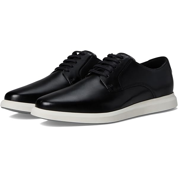 Amazon.com | Calvin Klein Adeso 2 Shoes for Men  Textile and Man-Made  Construction  Lace-up Closure  Round Toe Black 7 M | Loafers & Slip-Ons