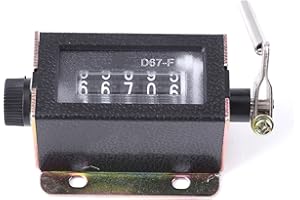 FAUITAY Beer can Counter Counter 8 * 5 * 4 D67 F 5 Digit Mechanical Resettable Manual Hand Pull Stroke Tally Counter