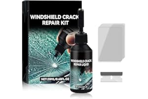 TEAMODA Windshield Crack Repair Kit, 2026 New Cracks Gone Glass Repair Kit, Car Windshield Crack Repair Fluid for Car Windscreen Tool, Glass Repair Fluid for Fixing Chips and Star Shaped Crack (1 Set)