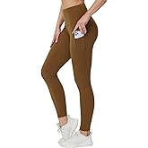 THE GYM PEOPLE Women's High Waist Yoga Pants Soft Tummy Control Athletic Workout Leggings with Deep Pockets