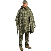 Nomad Outdoor Performance Men's Poncho Packable Waterproof Camo Rain Poncho