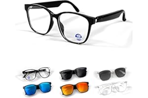 Xmenha Smart Bluetooth Glasses Sunglasses for Women Men with Speakers Bluetooth 5.3 Eyeglasses Audio Blue Tooth Glasses