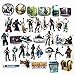40 pcs Compatible Fortnite Stickers for Fortnite Gamers Fortnite Birthday Party Favors Supplies Fortnite Decoration Gift Compatible Fortnite Llama Stickers for Fortnite Gamers Kid and Adult