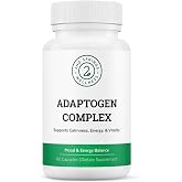 2nd Springs Adaptogen Complex Supplement | 9 Adaptogens with Ashwagandha | 9-Adaptogen Blend for Calm, Energy &amp; Everyday Balance | 60 Capsules