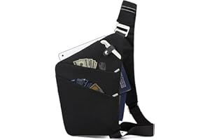 VADOO Personal Flex Bag, Anti-theft Crossbody Bag for Travel Sport Lightweight Sling Bag for Women and Men