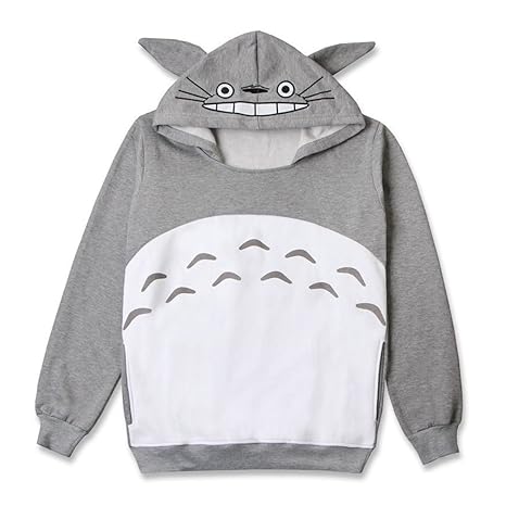 CoolChange kuscheliger Totoro Kapuzen Pullover, Größe: L
