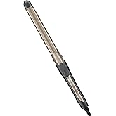 INFINITIPRO BY CONAIR Tourmaline Ceramic Long Barrel 1-Inch XL Curling Iron, 1-Inch Extra Long Barrel Produces Classic Curls, Hair Curler for Use on All Hair, Dark Grey