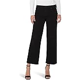 Liverpool Womens Stride Mid-Rise Crop Wide Leg Jean 28'' Inseam