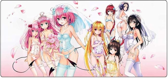 Amazon Co Jp 特大アニメ マウスパッド To Loveる とらぶる ダークネス パソコン 周辺機器 同人漫画のキャラクターのマウスパッド ホビー