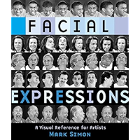 Facial Expressions: A Visual Reference for Artists book cover Facial Expressions: A Visual Reference for Artists book cover