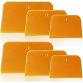 Wulitaotao Body Filler Spreaders, 6PCS Plastic Spreader,4, 5, 6 Inch | Body Filler Spreaders Plastic Tools for Applying Fillers, Putties, Glazes, Caulks and Paint