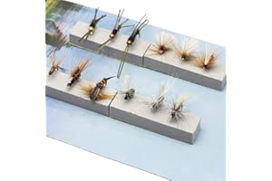 YZD Fly Fishing Big Trout Flies Kit Top 10 Steelhead Flies Flyfishing Gear Premium Wet Dry Flies Trout Lures Streamer Nymph E