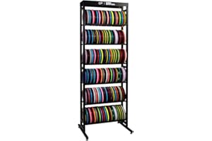 MVP Disc Sports Disc Station Disc Storage Rack (Choose Your Size and Color)