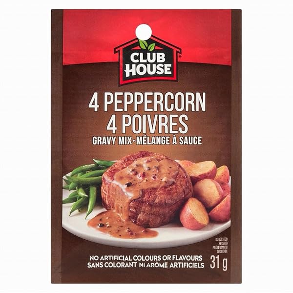 CLUB HOUSE 4-PEPPERCORN GRAVY MIX 31G (5 PACK)