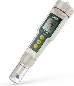 Dr.meter PH100-V 0.01 Resolution High Accuracy Pocket Size pH Meter with ATC