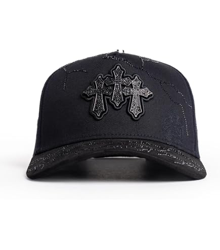 Amazon.com: XCAP NY 3 Cruces Black - Premium Cap for Men and Women