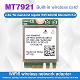 Potadak MT7921 WiFi 6 AX200 Desktop Laptop Card 2.4G 5G Gigabit Bluetooth 5.2 view 7