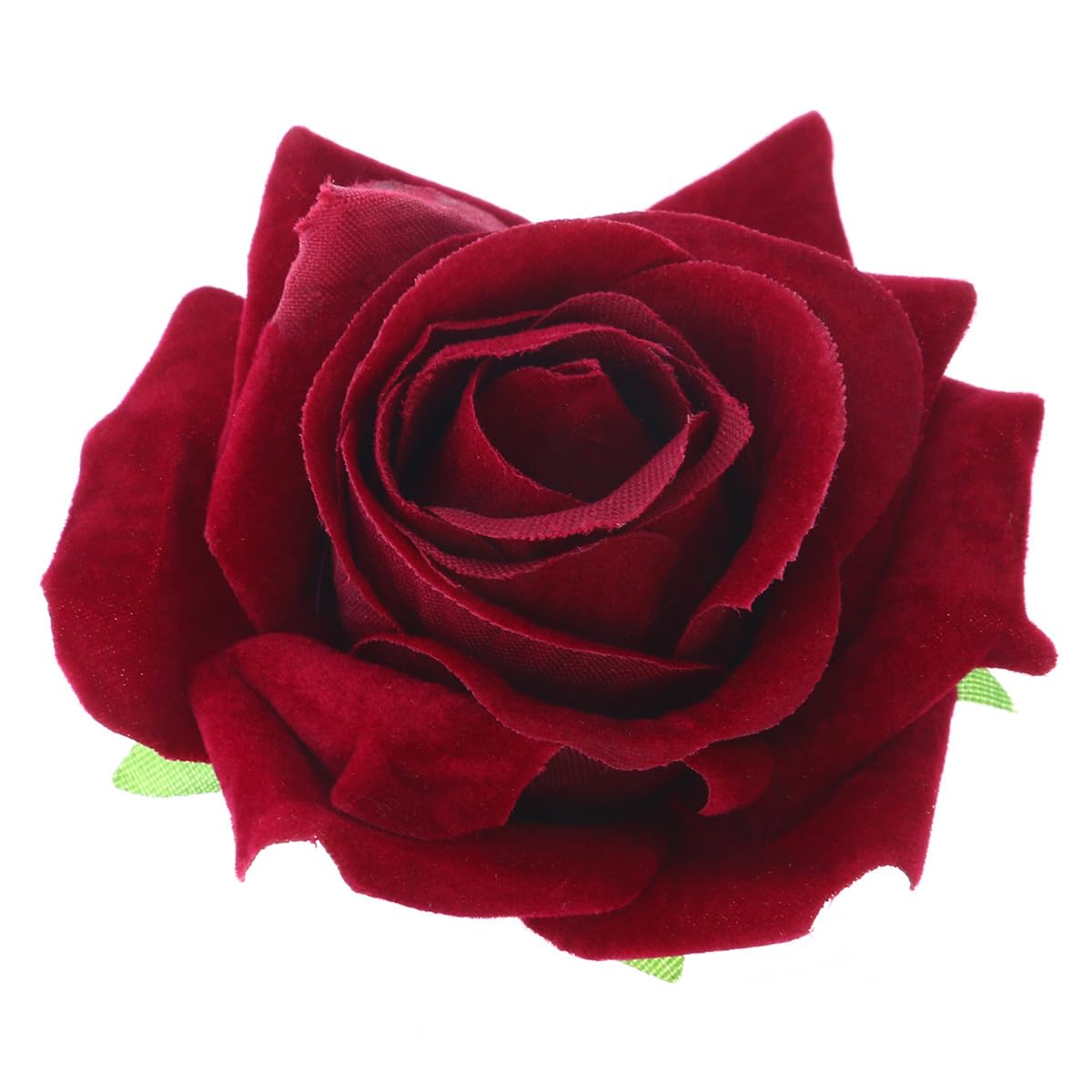 minkissy Clip Hair Clip Rose Brooch Pin 1Pc Rose Hair Clip Brooch Pin Flower Hair Flamenco Dancer Up Flower for Wedding Party (Wine Red) Girls Hair