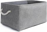 Mangata Foldable Storage Box Large Grey with Handles