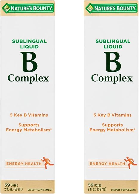 Amazon Com Nature S Bounty Vitamin B Complex Sublingual Liquid 2