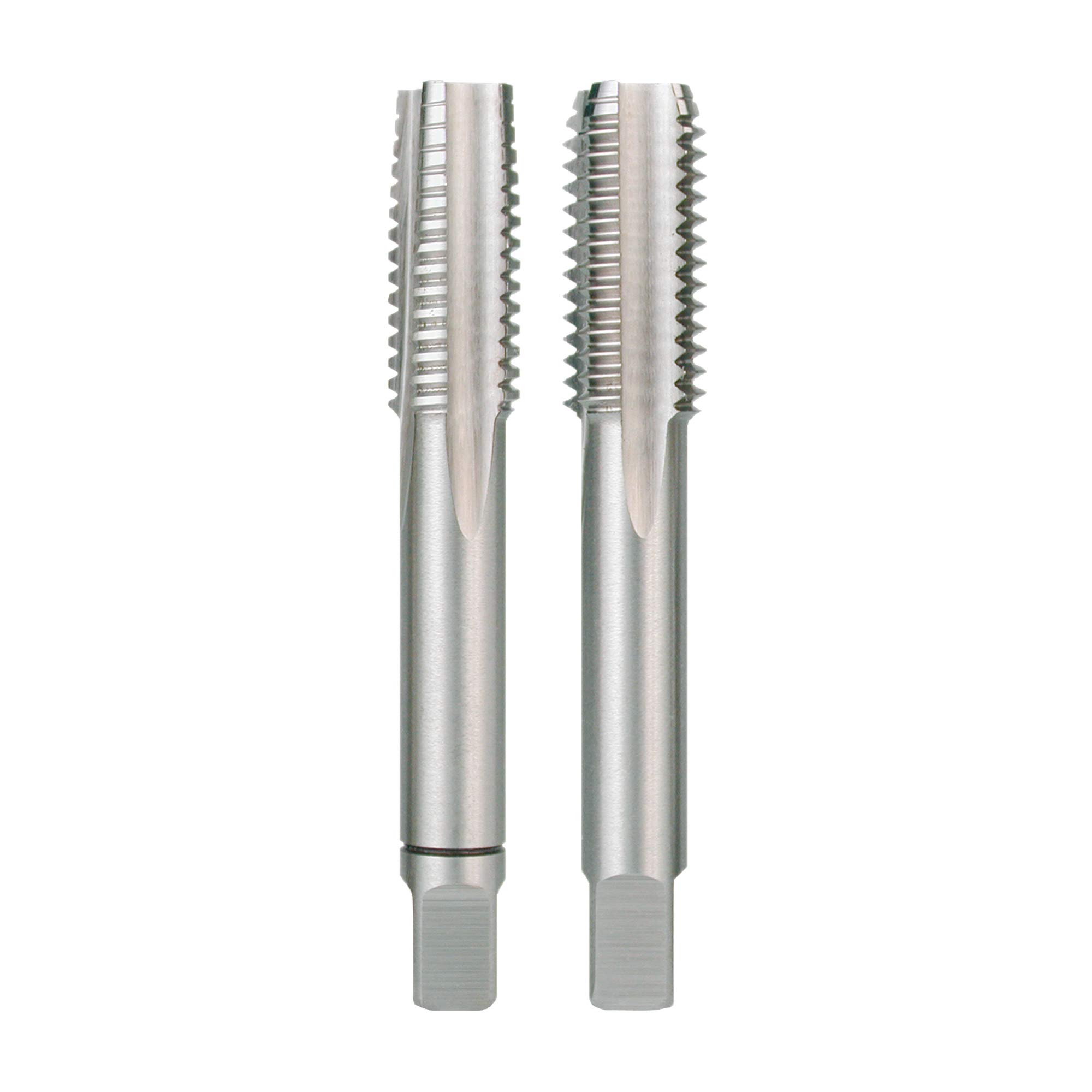 Ruko HSS Hand Tap Set, DIN 5157, Ground, Bright Finish, G 3/8 inches Nominal Thread Size, 70.00 mm Length, 2 Pieces, R236038